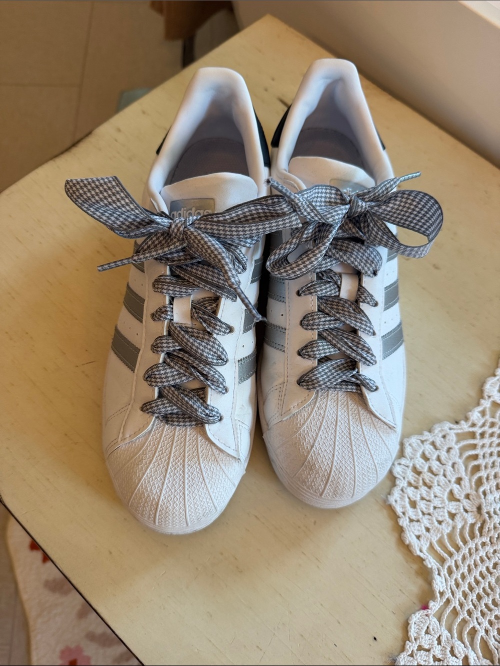 adidas White and Gray Women’s Sneakers